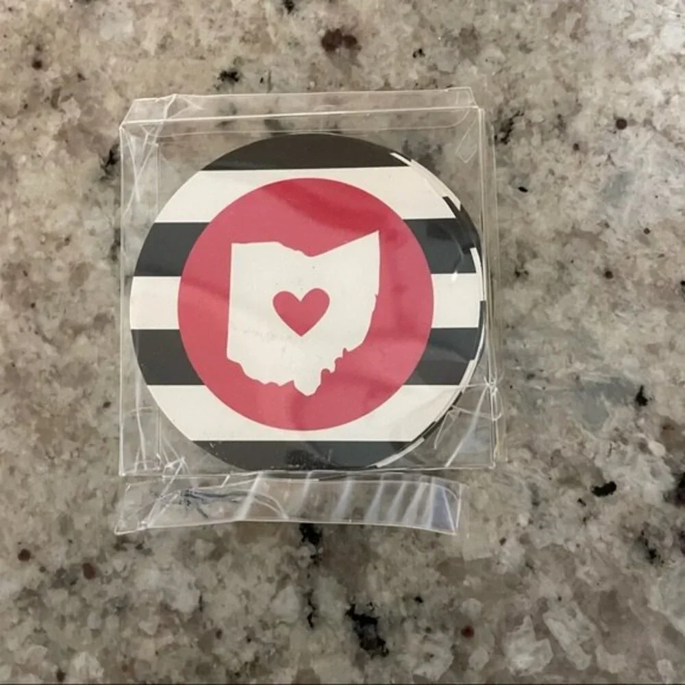 Ohio state paper coasters